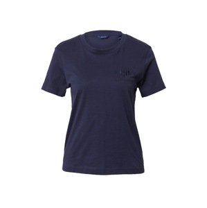 GANT Funkčné tričko  námornícka modrá