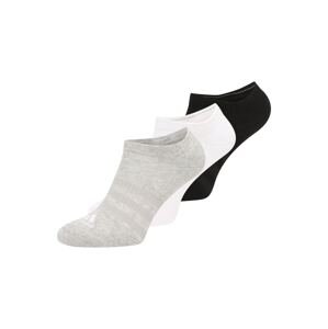 ADIDAS SPORTSWEAR Športové ponožky 'Cushioned -cut 3 Pairs'  sivá melírovaná / čierna / biela