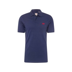 LEVI'S ® Tričko 'Slim Housemark Polo'  námornícka modrá / jasne červená