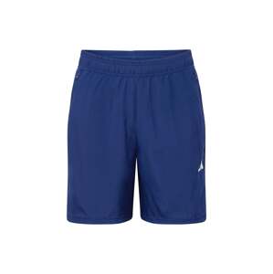 ADIDAS PERFORMANCE Športové nohavice 'Train Essentials'  kráľovská modrá / biela