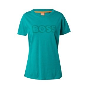 BOSS Orange Tričko 'Elogo 5'  zelená / tmavozelená