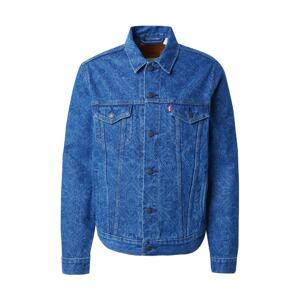 LEVI'S ® Prechodná bunda 'The Trucker Jacket'  indigo / modrá denim / červená / biela