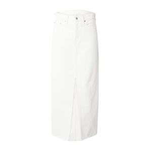 LEVI'S ® Sukňa 'Ankle Column Skirt'  biely denim