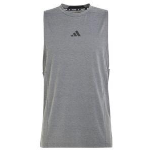 ADIDAS PERFORMANCE Funkčné tričko 'D4T Workout'  sivá / čierna