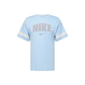 Nike Sportswear Tričko  svetlomodrá / sivá / biela