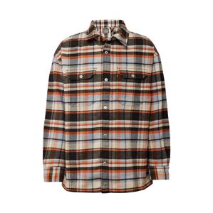 LEVI'S ® Prechodná bunda 'Lakeshore Overshirt'  svetlomodrá / oranžová / čierna