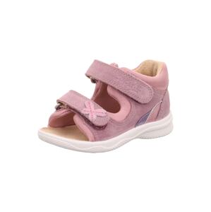 SUPERFIT Sandále 'POLLY'  fialová / tmavofialová / ružová