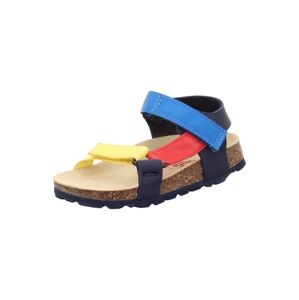 SUPERFIT Sandále  námornícka modrá / nebesky modrá / žltá / svetločervená