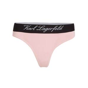 Karl Lagerfeld Nohavičky 'Hotel'  ružová / čierna / biela
