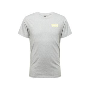 LEVI'S ® Tričko 'Graphic Crewneck Tee'  svetložltá / sivá melírovaná / biela