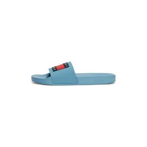Tommy Jeans Plážové / kúpacie topánky 'Essential'  modrá / námornícka modrá / červená / biela