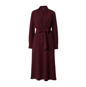 Lauren Ralph Lauren Košeľové šaty 'ROWELLA'  burgundská