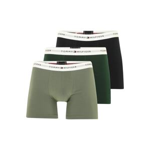 Tommy Hilfiger Underwear Boxerky  svetlozelená / tmavozelená / čierna / biela