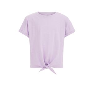 WE Fashion Tričko  fialová / svetlofialová