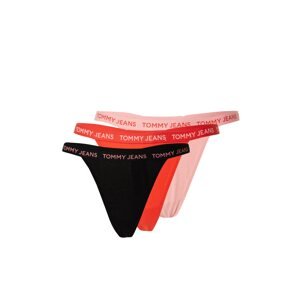Tommy Hilfiger Underwear Tangá  staroružová / krvavo červená / čierna