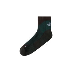 THE NORTH FACE Športové ponožky 'HIKING QUARTER'  smaragdová / čierna / biela