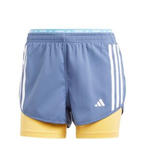 ADIDAS PERFORMANCE Športové nohavice 'Own The Run'  modrá / svetlooranžová / biela