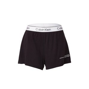 Calvin Klein Swimwear Plavecké šortky 'Meta Legacy'  čierna / biela