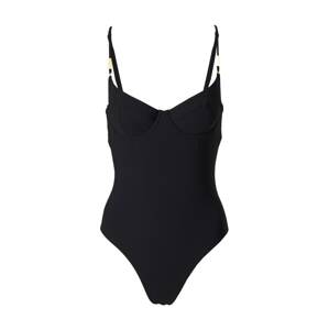 Calvin Klein Swimwear Jednodielne plavky  zlatá / čierna