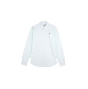 Scalpers Biznis košeľa 'New Oxford'  námornícka modrá / svetlozelená / biela