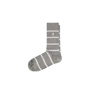 Scalpers Ponožky  sivá melírovaná / biela