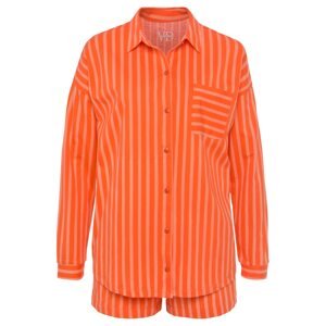 VIVANCE Pyžamo  oranžová / biela