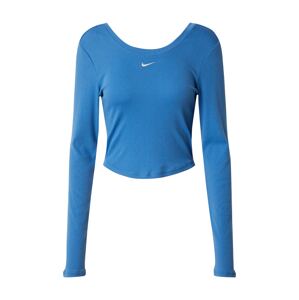 Nike Sportswear Tričko  modrá / šedobiela