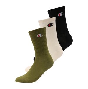 Champion Authentic Athletic Apparel Ponožky  béžová / zelená / čierna