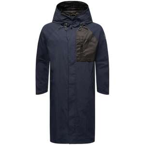 STONE HARBOUR Prechodný kabát 'Zafaar'  námornícka modrá / čierna
