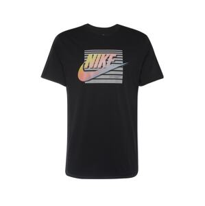 Nike Sportswear Tričko 'FUTURA'  svetlosivá / koralová / čierna