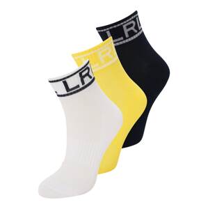 Lauren Ralph Lauren Ponožky  žltá / čierna / biela