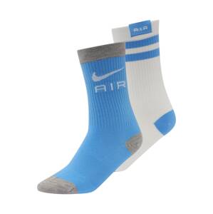 Nike Sportswear Ponožky 'Everyday Essentials'  modrá / sivá melírovaná / biela