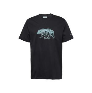 COLUMBIA Funkčné tričko 'Rockaway River'  tyrkysová / svetlomodrá / čierna