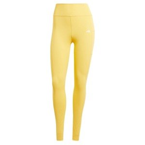 ADIDAS PERFORMANCE Športové nohavice 'Optime Full-length'  žltá / biela