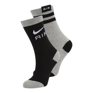 Nike Sportswear Ponožky 'Everyday Essentials'  sivá / čierna