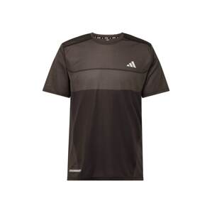 ADIDAS PERFORMANCE Funkčné tričko 'Ultimate'  sivá / čierna / biela