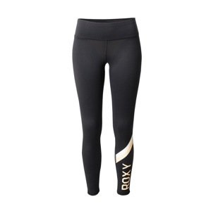 ROXY Športové nohavice 'RISE & VIBE'  béžová / čierna / biela