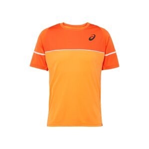 ASICS Funkčné tričko 'GAME'  oranžová / svetlooranžová / čierna / biela