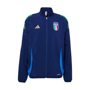 ADIDAS PERFORMANCE Športová bunda 'Italy Tiro 24'  modrá / modrozelená / žltá