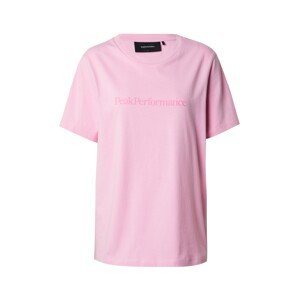PEAK PERFORMANCE Funkčné tričko 'MORNING DEW'  ružová / ružová