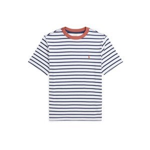 Polo Ralph Lauren Tričko  kráľovská modrá / svetločervená / šedobiela