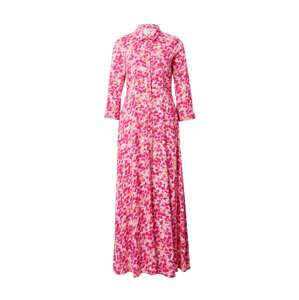 Y.A.S Košeľové šaty 'Savanna'  oranžová / ružová / malinová