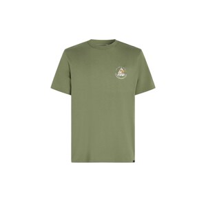 O'NEILL Funkčné tričko 'TRVLR'  brokátová / kaki / merlotová / biela
