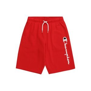 Champion Authentic Athletic Apparel Športové nohavice  tmavomodrá / jasne červená / biela