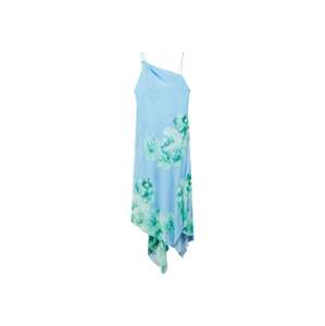 MANGO Letné šaty 'Philo'  pastelovo modrá / zelená / biela