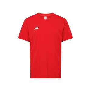 ADIDAS PERFORMANCE Funkčné tričko 'ADIZERO ESSENTIALS'  červená / biela
