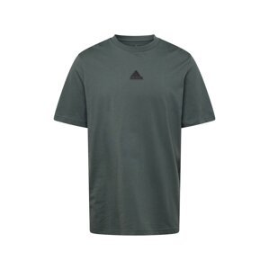 ADIDAS SPORTSWEAR Funkčné tričko 'FRACTAL'  sivá / tmavosivá / pastelovo zelená