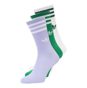 ADIDAS ORIGINALS Ponožky 'SOLID CREW'  zelená / fialová / biela