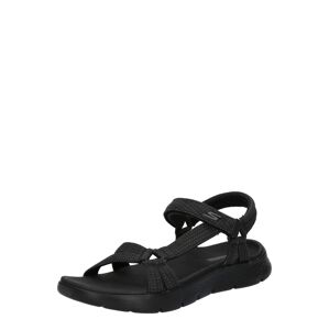 SKECHERS Remienkové sandále 'Go Walk Flex - Sublime - X'  čierna