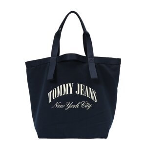 Tommy Jeans Shopper  béžová / námornícka modrá